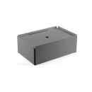CHARGE-BOX gris petit-gris feutre noir