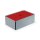 CHARGE-BOX gris petit-gris feutre rouge