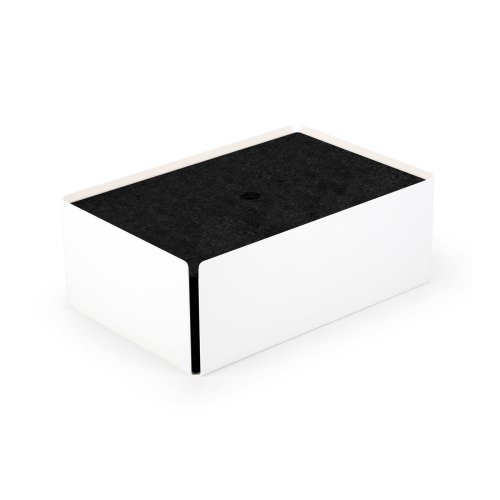 CHARGE-BOX white felt black